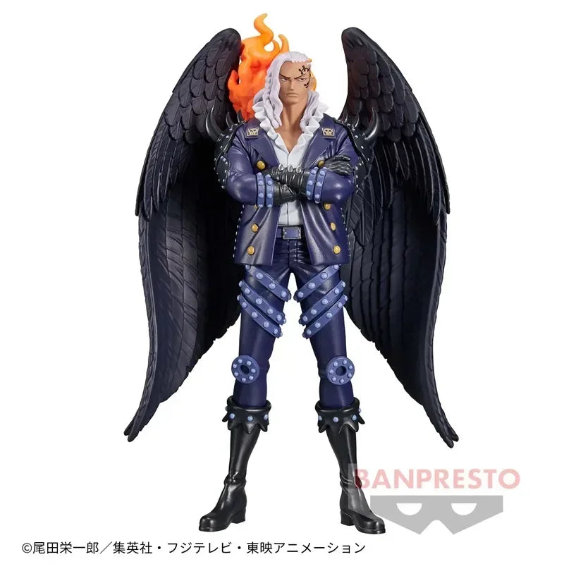 In stock Bandai original Anime One Piece DXF King 17cm PVC Figuer Action Figures Collection Model Toys