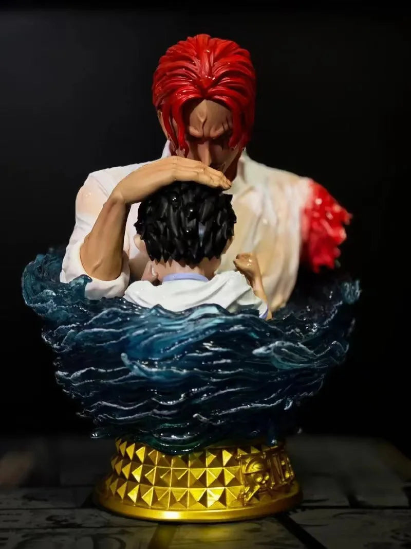 Figure - Shanks and Luffy’s Straw Hat