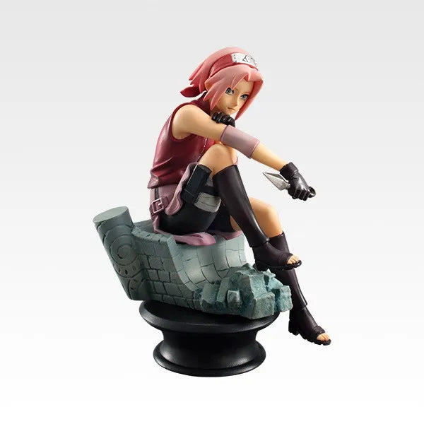 Figure - 6 Pcs/set Naruto 9cm Gaara Kakashi Sakura Uzumaki Hatake All in 1!